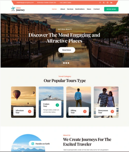 Global Journey WordPress Theme