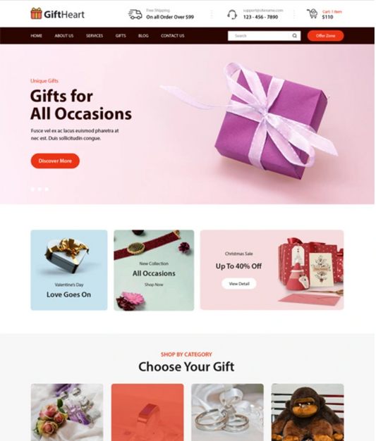 GiftHeart Wordpress Theme