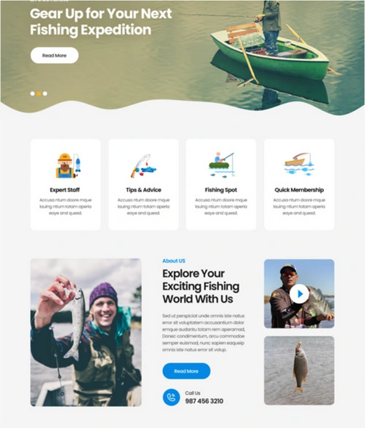 AquaFusion Fishery WordPress Theme